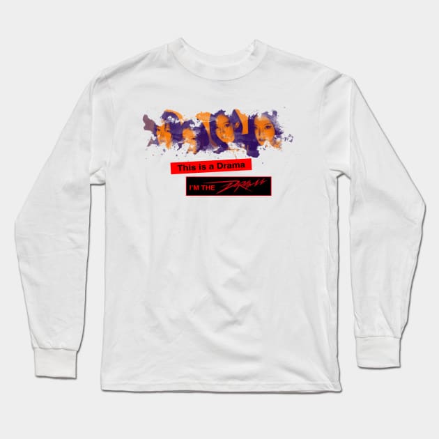 aespa Drama Long Sleeve T-Shirt by fzrartwork